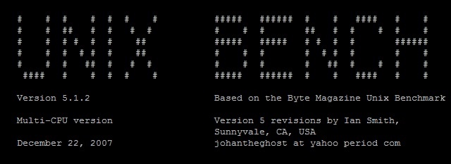 benchmarking a linux server with unixbench