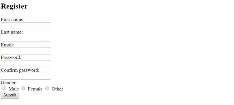 HTML Form: How to submit data using HTML - Copahost