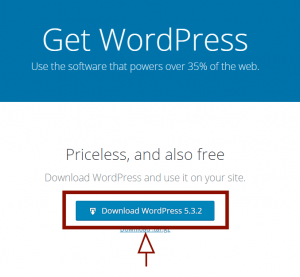 how to I host my wordpress site: Step 1 - Download of WordPress Files