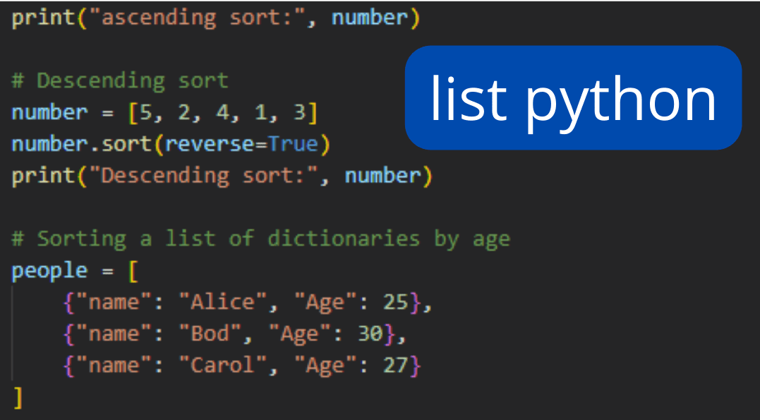 list python