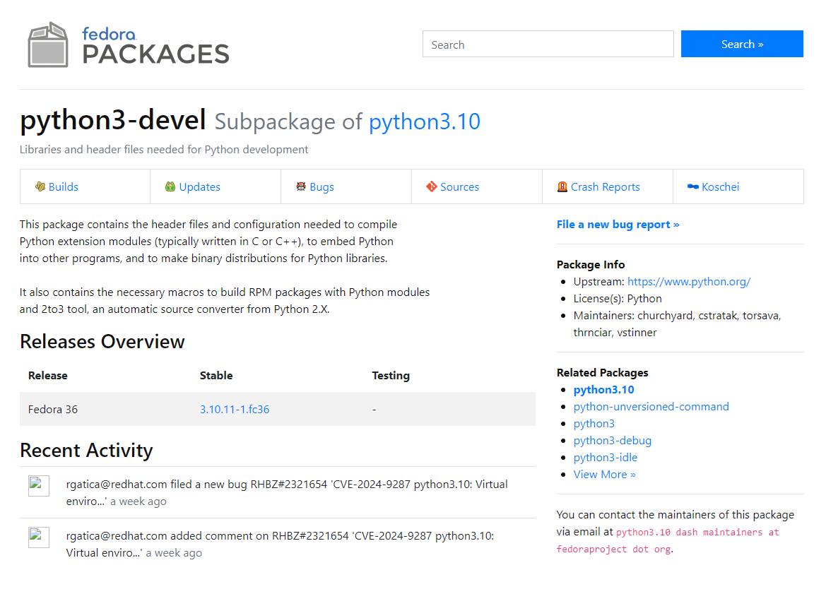 Development package meaning in cPanel - Copahost