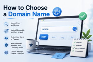 how to choose a domain name